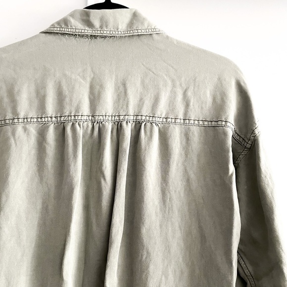 Pilcro Anthropologie Tiered Button Down Dress - Picture 10 of 12